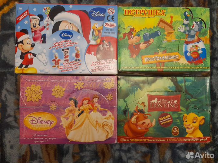 Коробочки от шоколадных яиц