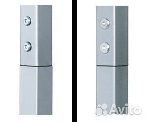 Шведская стенка серая с черными перекладинами