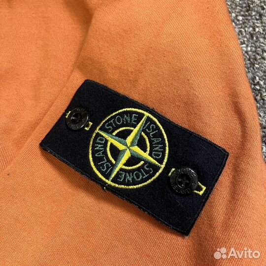 Stone Island Crew Neck Sweatshirt Orange оригинал