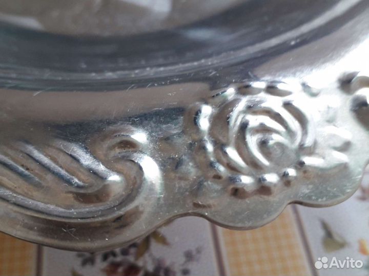 Блюдо металлическое