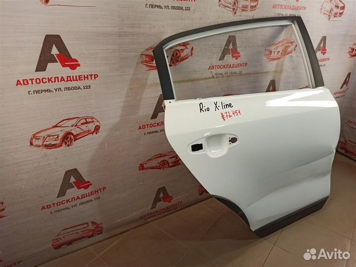 Дверь задняя правая Kia Rio X-Line с 2017 года