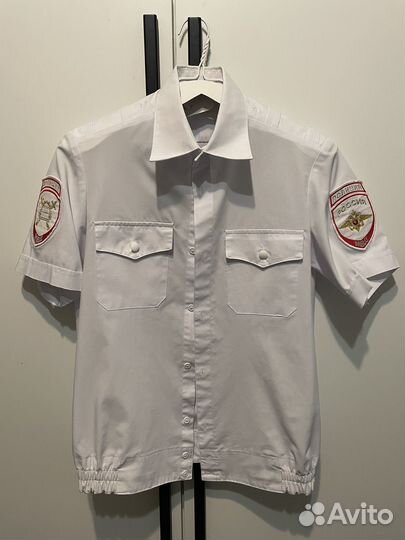 Рубашка полиция мвд белая