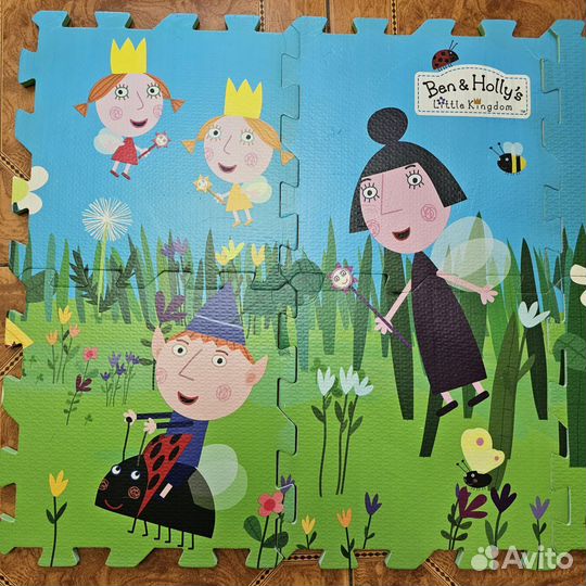 Коврики пазлами Бен и Холли 60 *120 напольные
