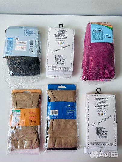 Новое белье на девочку трусики носочки колготки