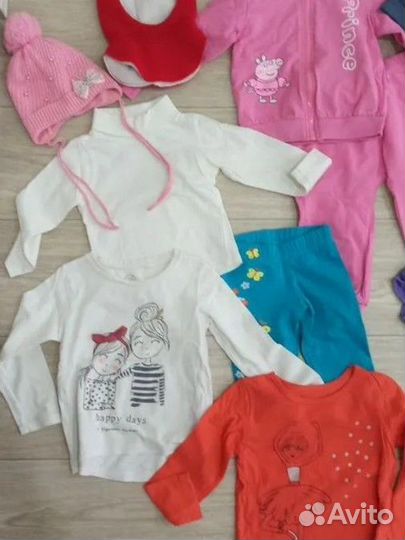 Детские вещи пакетом на девочки 86 92