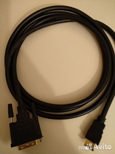 Кабели 2 шт. DVI - DVI, DVI - hdmi