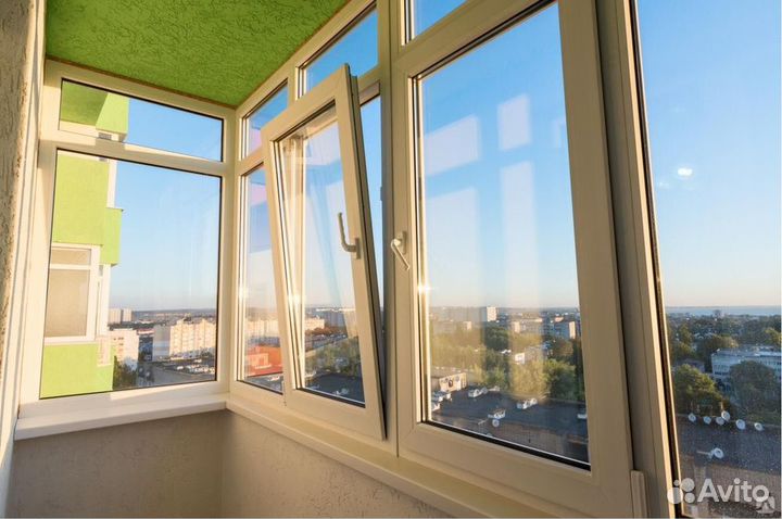 Окна алюминиевые новые