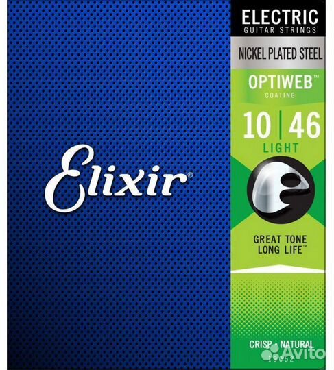 Струны Elixir 19052 OptiWeb Light 10-46