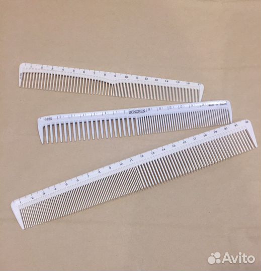 Расчески с линейкой в ассортименте