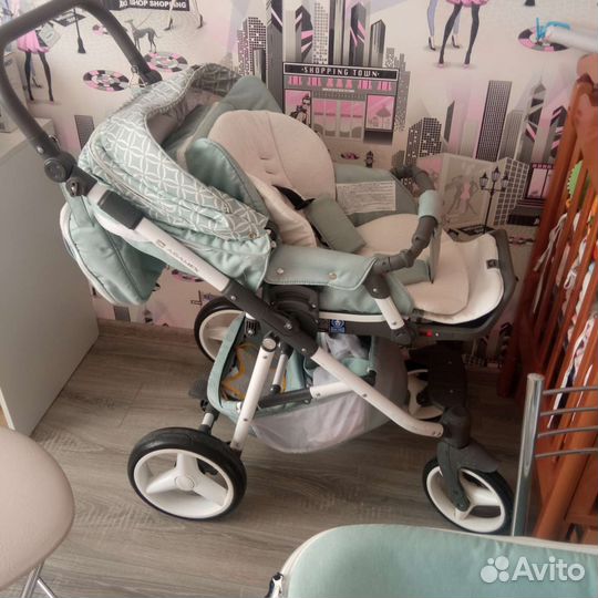 Коляска 2 в 1 adamex reggio