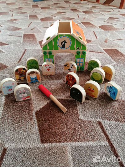 Игрушки деревянные развивающие