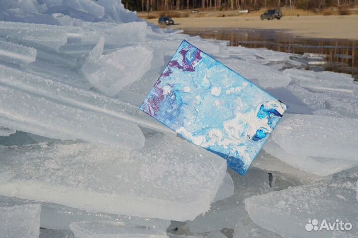 Интерьерная картина - вода, небо, космос