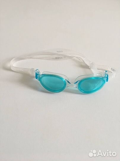 Шапки очки ласты для плавания, 6 шт