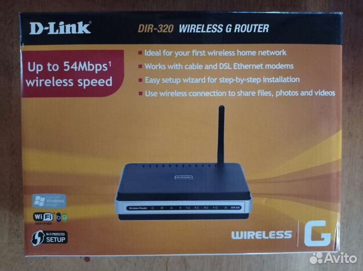 Wi-fi роутер D-link 320