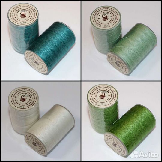 Нитки вощеные толщиной 0,45 мм