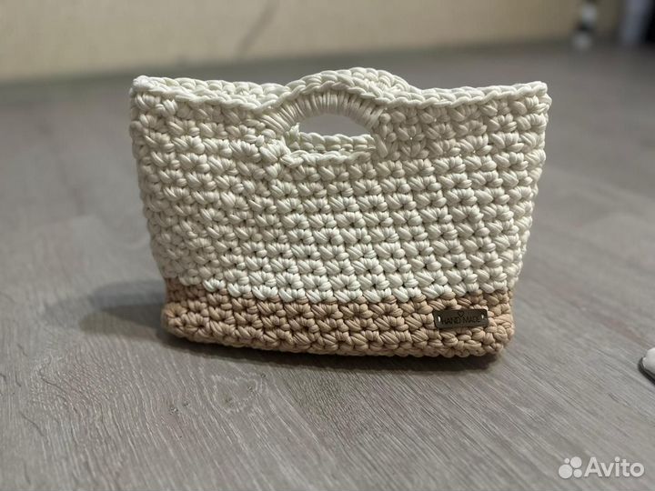 Сумка из трикотажной пряжи