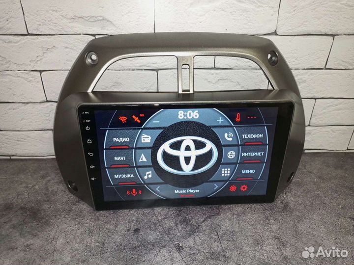 Магнитола Toyota Rav 4 II (XA20) на андроид