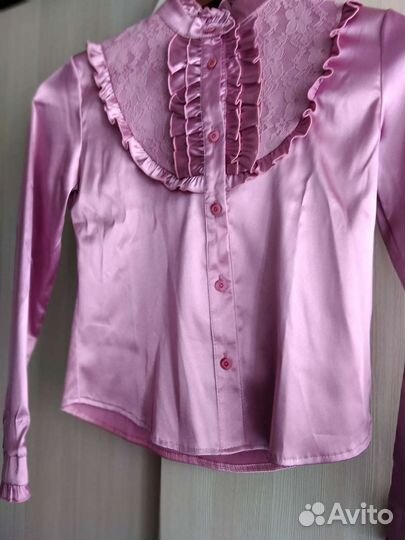 Блузка школьная размер 134