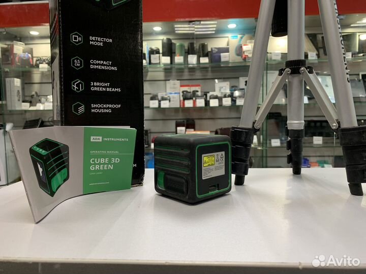 На49 Лазерный уровень ADA Cube 3D Green Pro