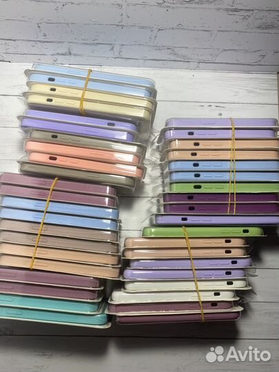 Силиконовые чехлы на iPhone новые