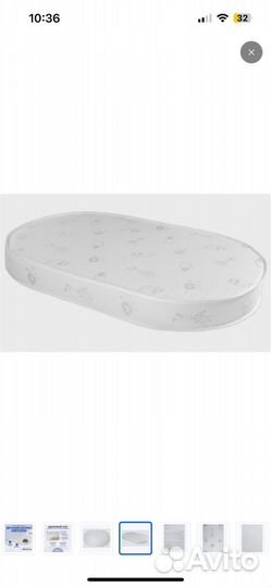 Новый детский матрас на овальную кровать