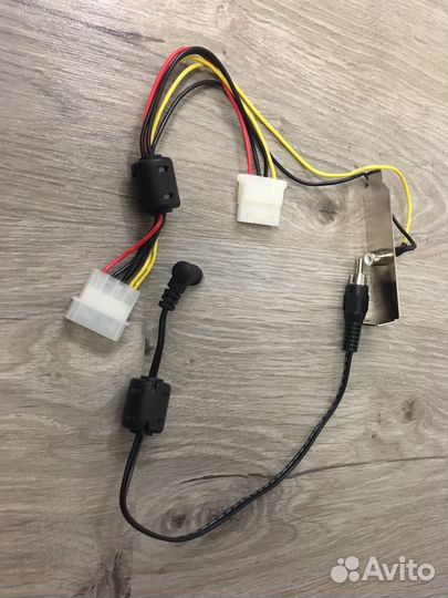 Планка портов в корпус Molex-RCA DC 12V