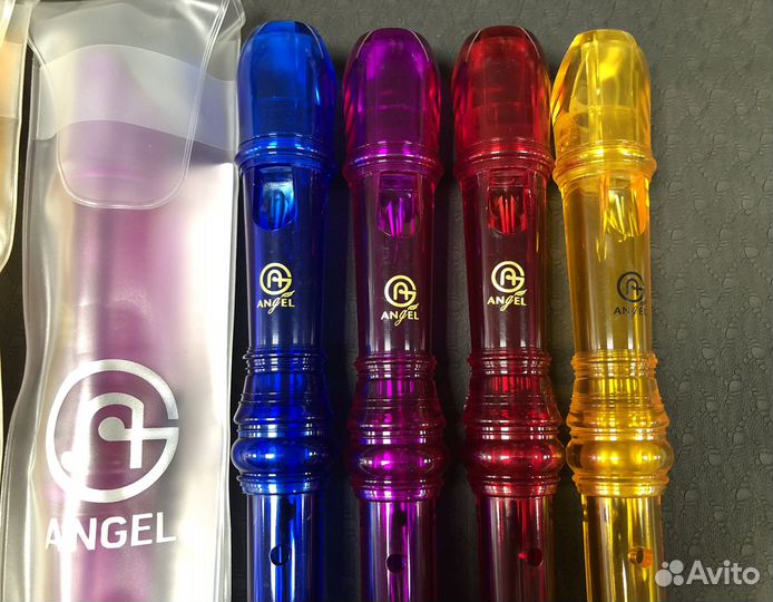 Блокфлейта сопрано пластик Angel (цвета на выбор)
