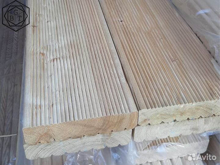 Террасная доска лиственница Вельвет сорт ав