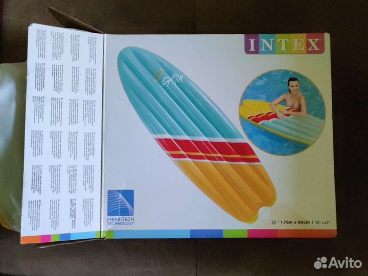 Надувной матрас intex