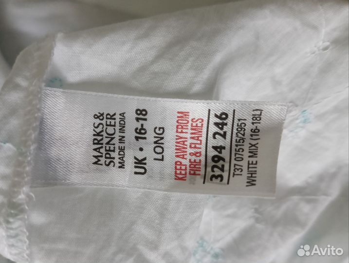 Marks spencer L халат 100%хлопок