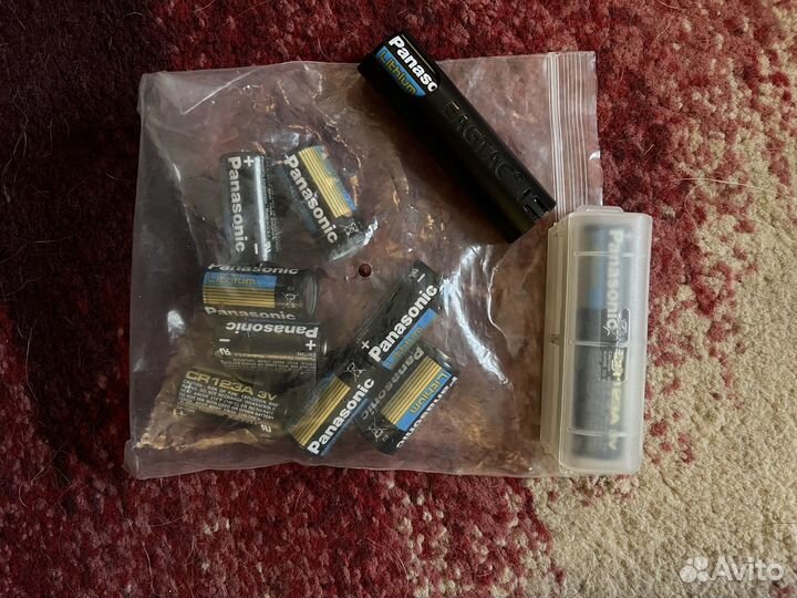 Батарейки CR123A Panasonic