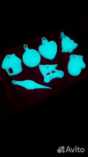 Набор 7шт,Новогодние игрушки, украшения для ёлки