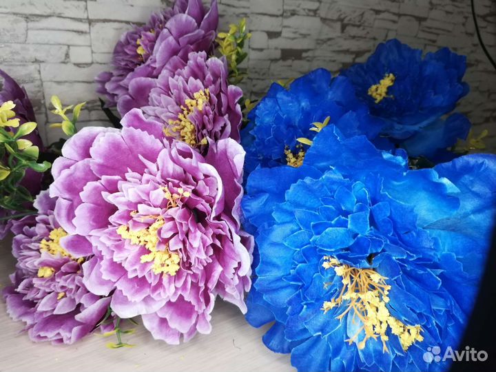 Искусственные цветы пионы
