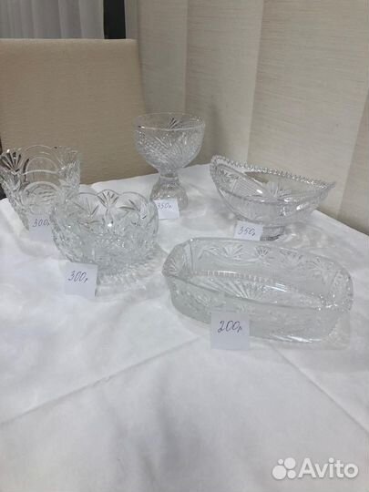 Посуда из хрусталя и стекла