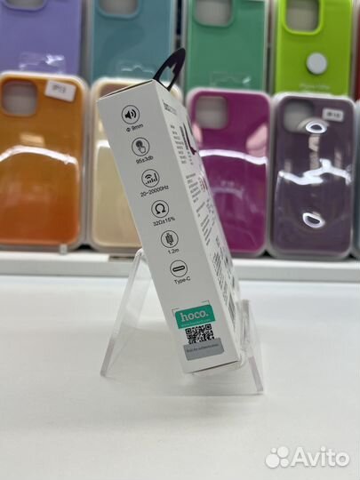 Наушники проводные hoco M83 Type-C чёрные