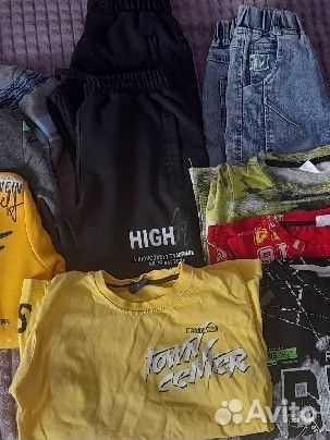 Вещи пакетом на мальчика 122-134