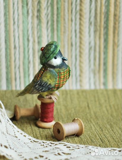 Ватные елочные игрушки 