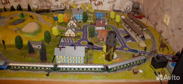 Железная дорога в миниатюре. Диорама