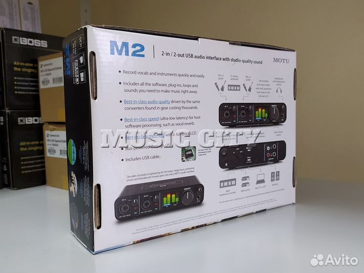 Motu M2 звуковая карта
