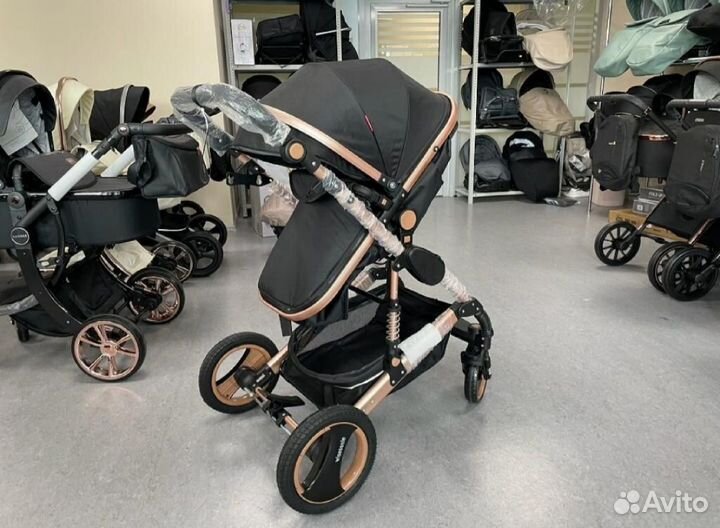 Коляска 2в1 трансформер Новинка (Black)