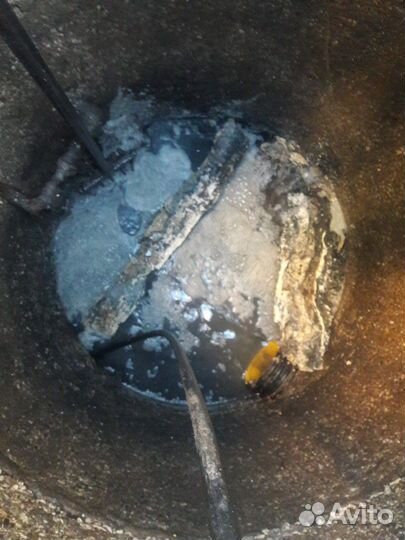 Прочистка канализационных труб, устранить засор