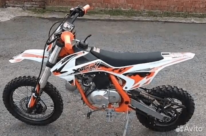 Питбайк XMotos 125 14/12 МКПП эл.стартер в коробке