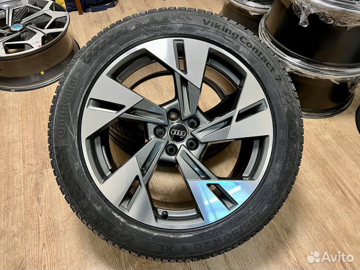 Колеса Audi E-Tron Q7 R20 оригинал зима