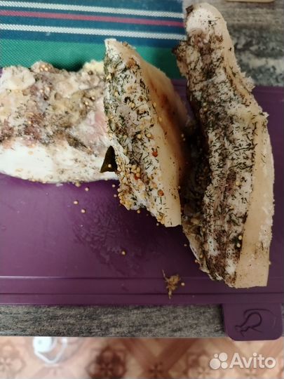 Сало соленое домашнее