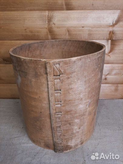 Короб Лубяной Круглый без крыши 19в