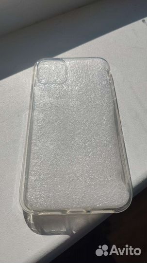 Силиконовый чехол (с блёстками) на iPhone 11