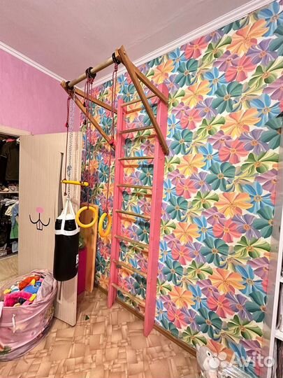 Детская шведская стенка деревянная