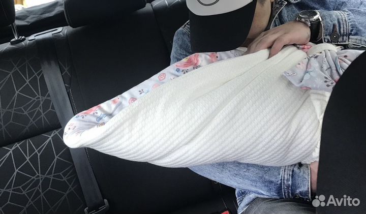 Конверт на выписку для девочки весна осень