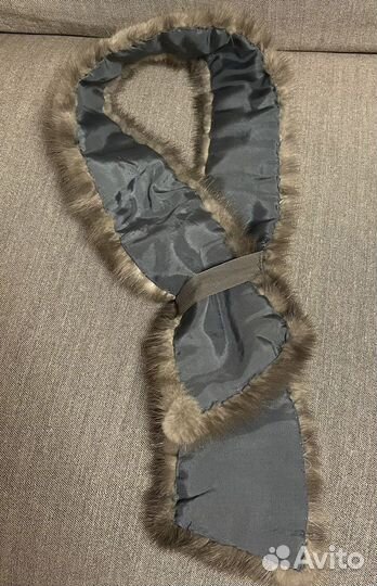 Винтажный Норковый воротник- шарф