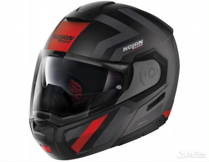 Мотошлем nolan N90-3 LANEWAY N-COM 39 Flat Black